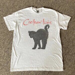 Cocteau Twins Ethereal Dream Pop Band Graphic White Unisex Music Fan T-Shirt 159